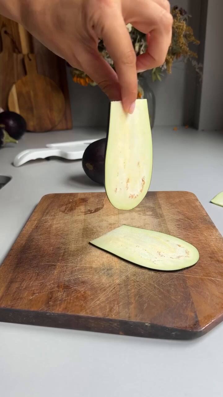 Rollitos de berenjena