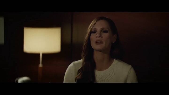 Escena de Apuesta maestra con Jessica Chastain