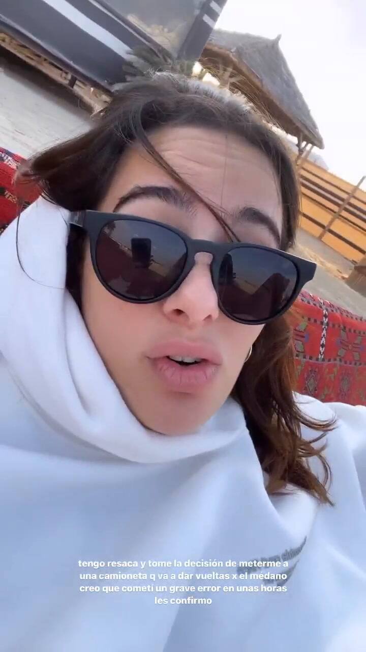 La explicación de Flor Jazmín Peña al no subirse al camello