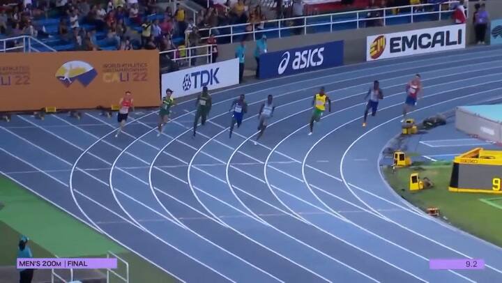 Carrera de 200 metros