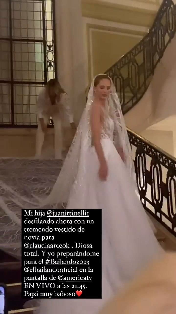 Marcelo Tinelli expresó el orgullo por Juanita en las redes