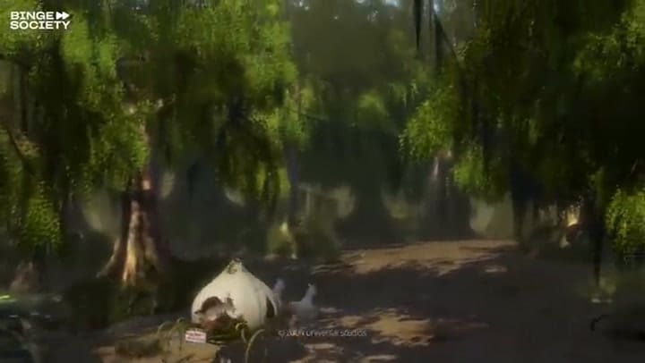 Escena de Burro en la película Shrek 2
