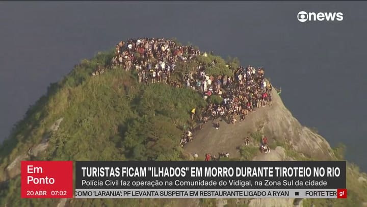 Operativo en una favela de Río