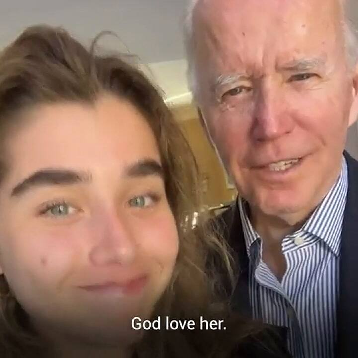 Biden celebra que su nieta Natalie Biden vote por primera vez