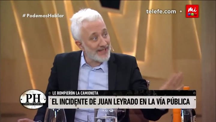 Juan Leyrado habló sobre su incidente callejero - Fuente: Telefe