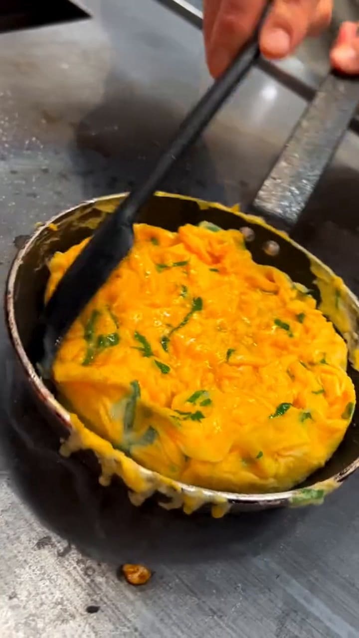 Los huevos revueltos, según Sian Almond