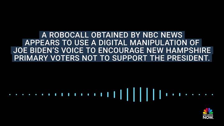 Demócratas de New Hampshire reciben llamada falsa que imita a Biden pidiéndoles no votar