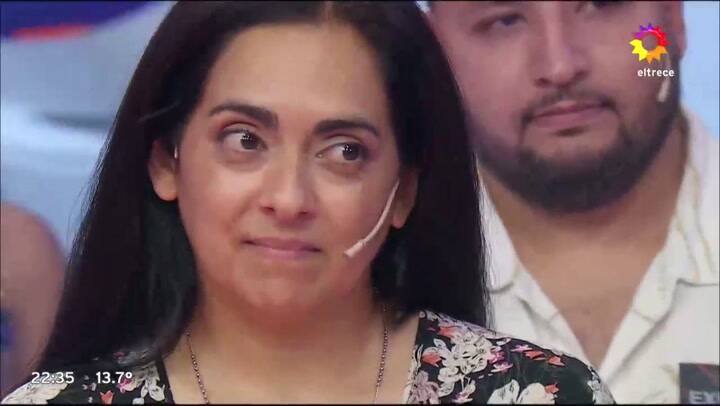 La emoción de una participante de Los 8 escalones al llegar a la final