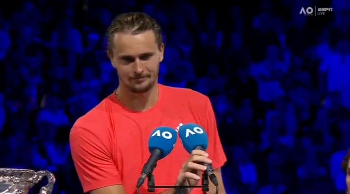 Los gritos contra Zverev en Australia por supuestos maltratos