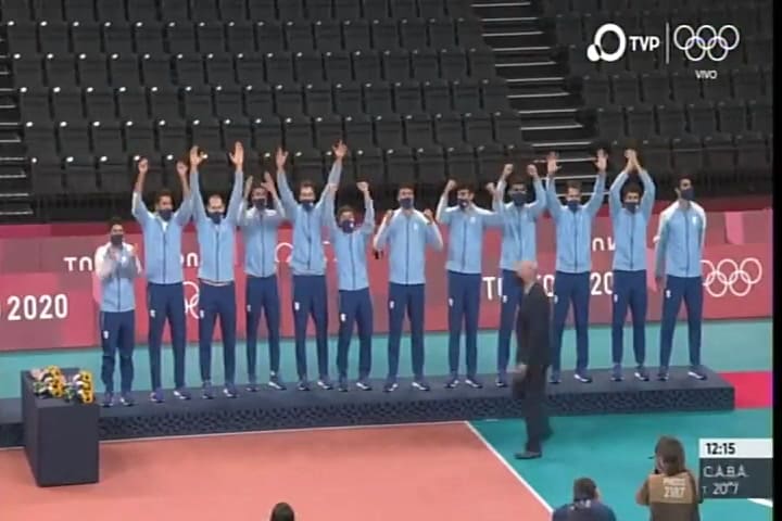 El vóleibol argentino, en el podio olímpico