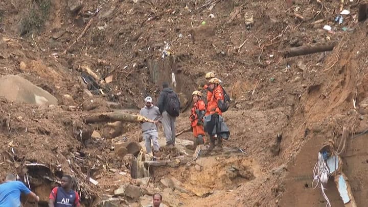 Decenas de muertos por temporal en estado de Rio de Janeiro - Fuente: AFP