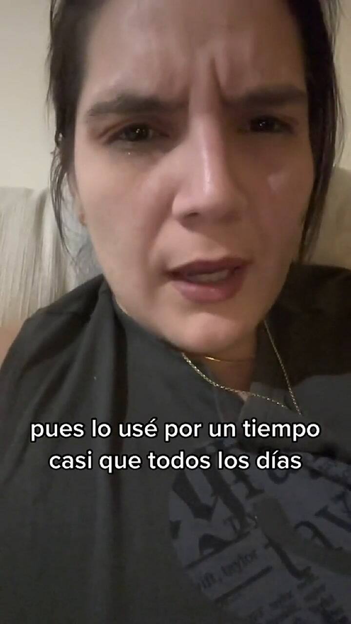 El jabón que utilizó tenía vidrio