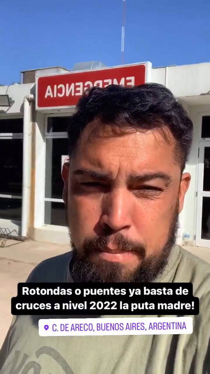 Leandro Corneli, representante de Kapanga, contó que tras el accidente los derivaron a un hospital