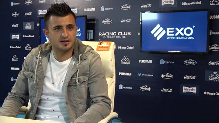 Racing está completo: se sumó Enrique Triverio, el último refuerzo, y quiere goles