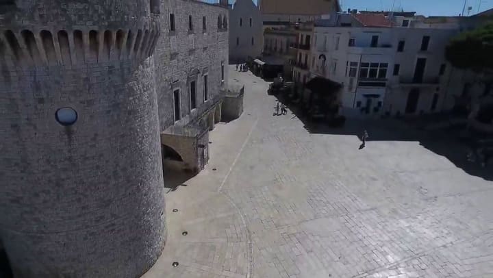La Puglia, Italia, desde un drone - Fuente: YouTube