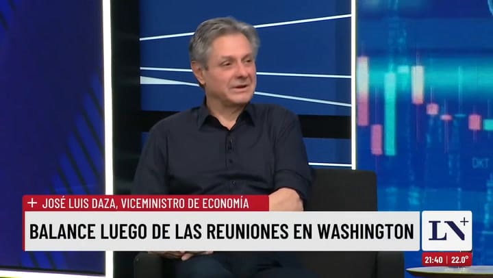 José Luis Daza explicó por qué no baja el riesgo país: “Depende de ciertos factores”