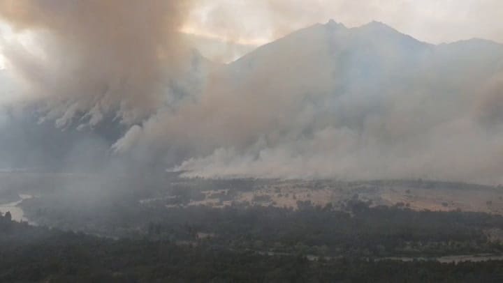 Incendios en Cholila, Chubut - Crédito: La Pilarica