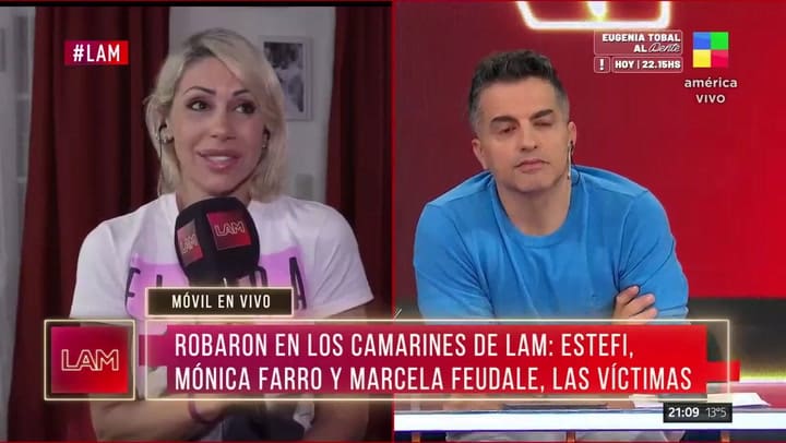 Mónica Farro habló del robo que sufrió en LAM