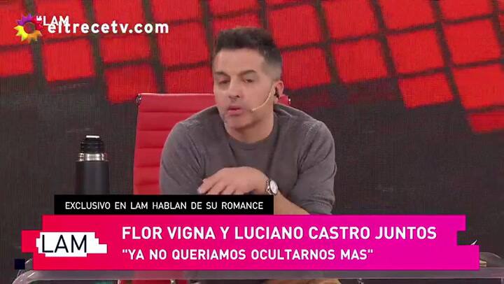 Mati Napp habló sobre la nueva relación de Flor Vigna y Luciano Castro