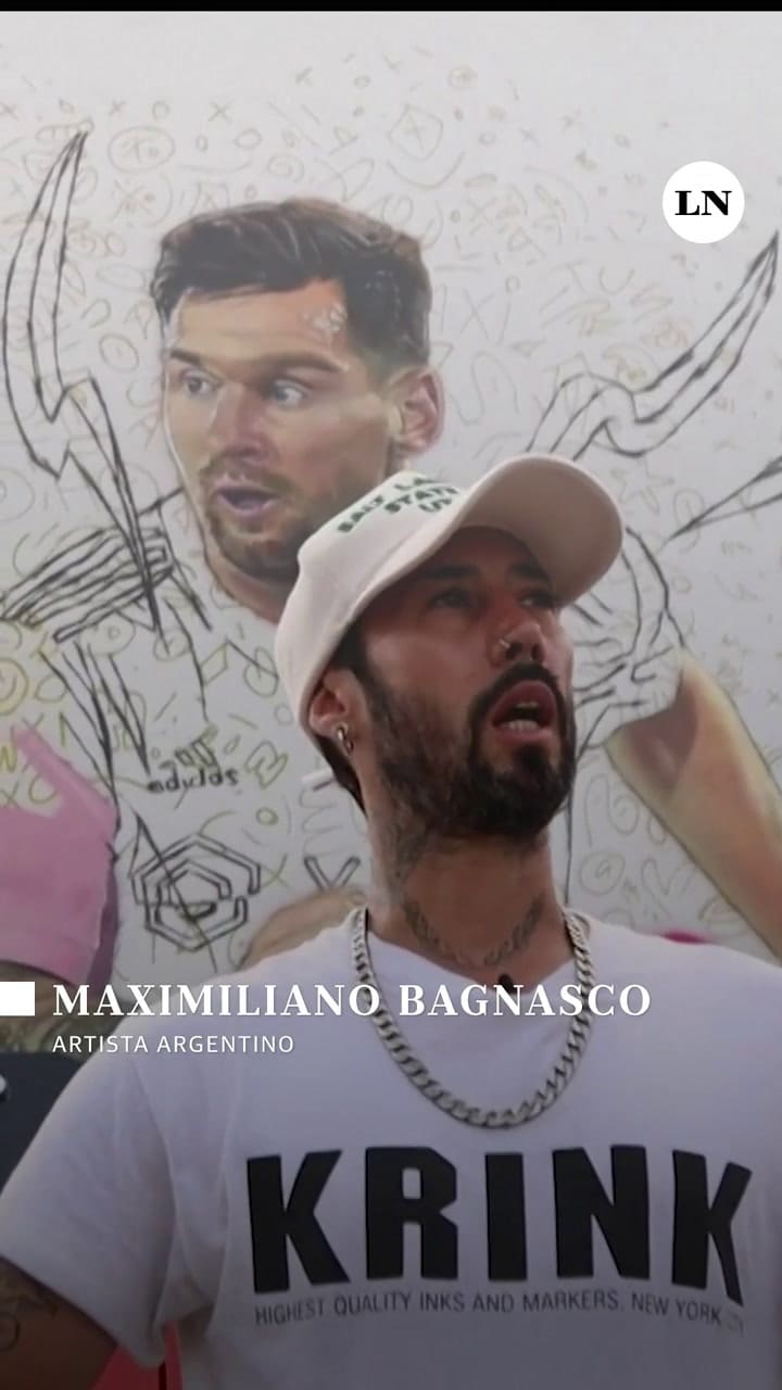 Leo Messi en Miami: Beckham enloqueció con el mural que hace un argentino y habló en español