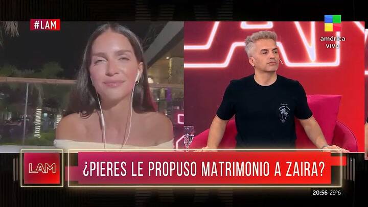 Zaira Nara revelo si planea o no casarse con Pieres