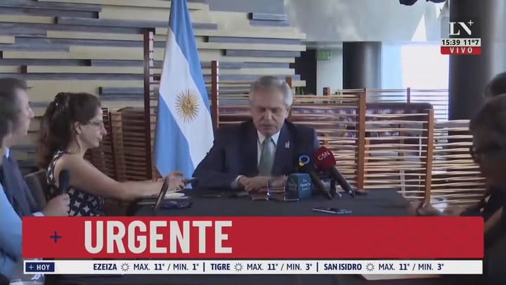 Alberto Fernández: “Estados Unidos sabía perfectamente lo que iba a decir”