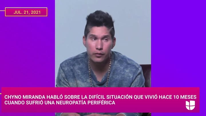 Chyno Miranda habló de las secuelas que padeció tras contagiarse de Covid-19
