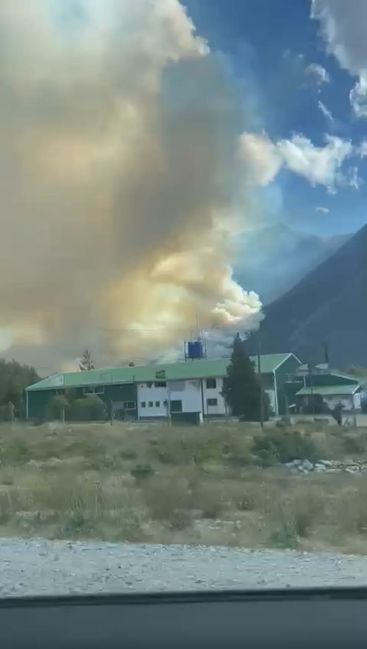 Incendio en Río Negro