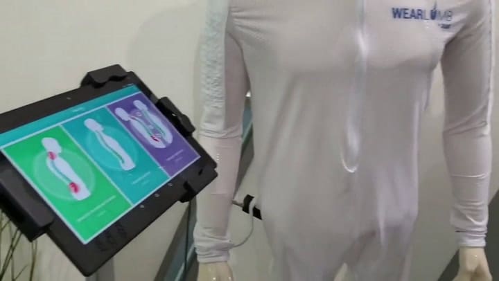 Así funciona la camiseta inteligente Wearlumb - Fuente: YouTube