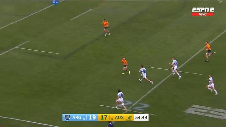 El try frente a los Wallabies