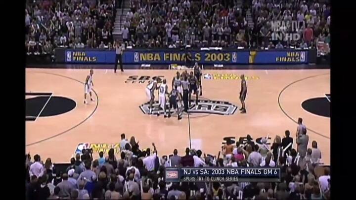 Manu Ginóbili de joven contra New Jersey Jets - Fuente: YouTube