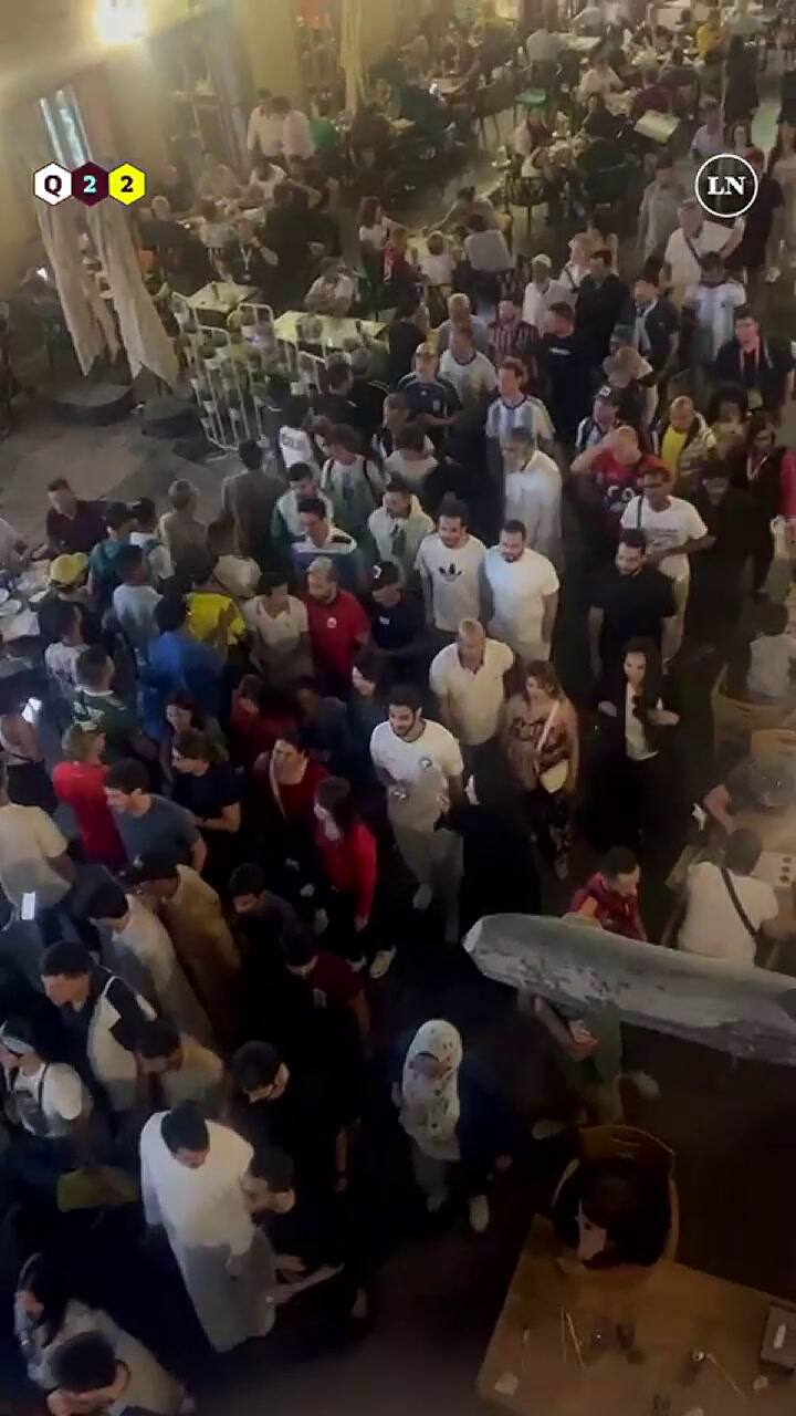 El banderazo por Argentina en la previa vs. México