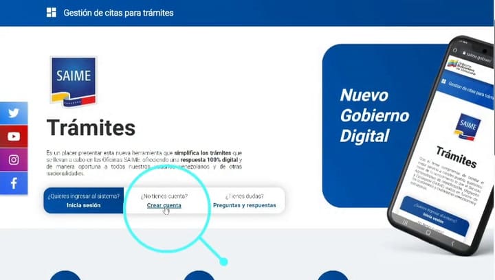 Cómo Crear Cuenta De Usuario Saime