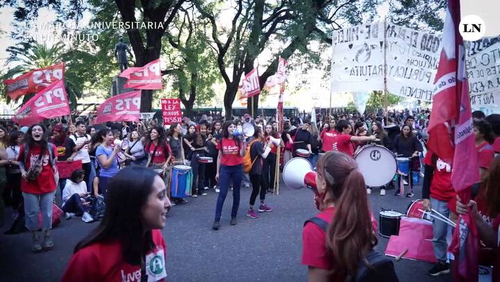 Así se vivió la marcha universitaria