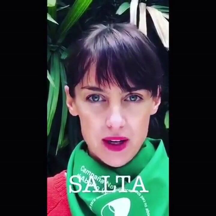 Jazmín Stuart y la campaña de Actrices Argentinas a favor de la legalización del aborto - Fuente: In