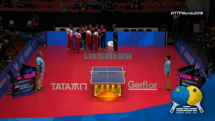 Corea Del Sur y Corea del Norte se unieron en un torneo de tenis de mesa - Fuente: YouTube