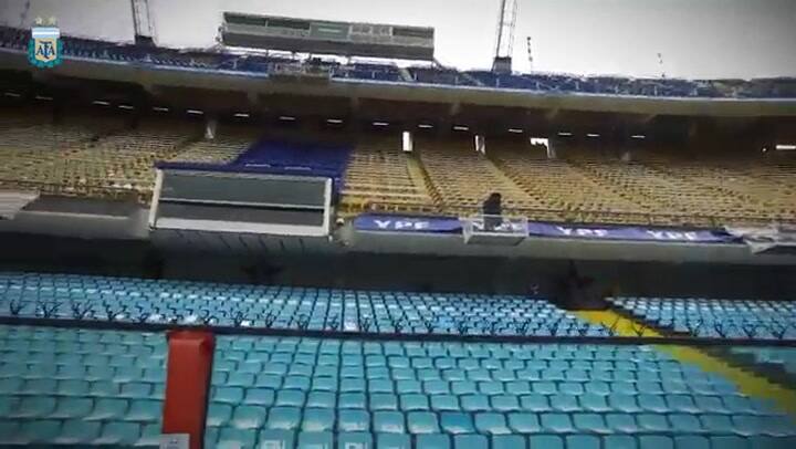 La cancha de Boca espera a la Selección Argentina - Fuente: AFA
