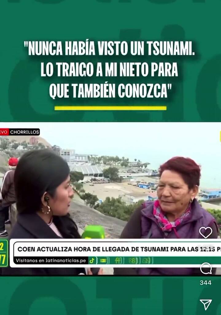 Indignación por abuela que llevó a su nieto "a ver el tsunami"
