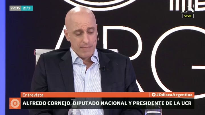 Entrevista a Alfredo Cornejo, diputado nacional y presidente de la UCR