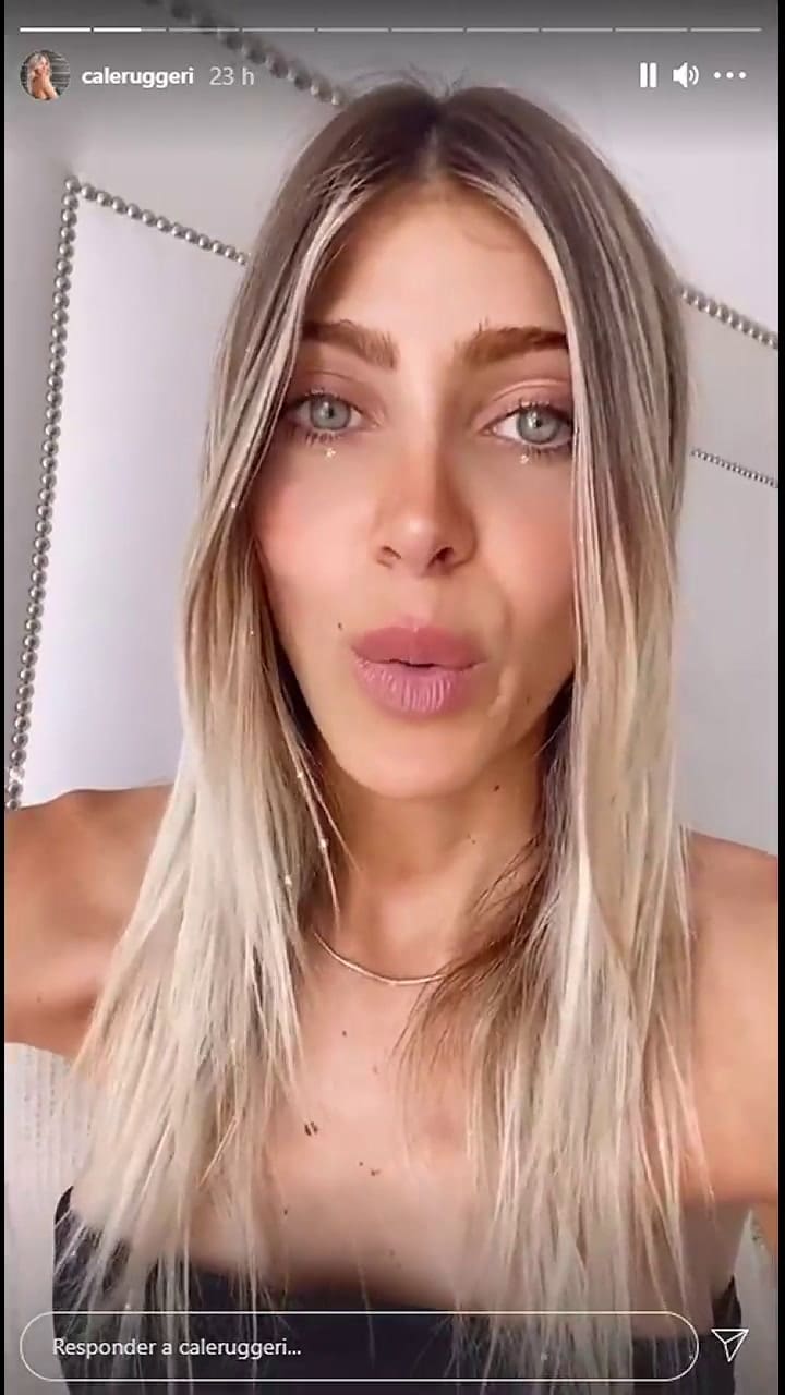 Cande Ruggeri contó que tiene coronavirus - Fuente: IG Stories