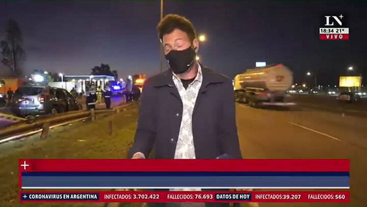 Las imágenes del terrible accidente de Panamericana