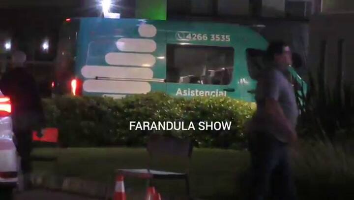 La salida de Pampita del sanatorio uruguayo