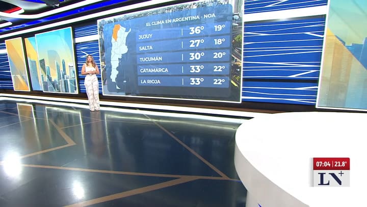 El pronostico del SMN, region por region