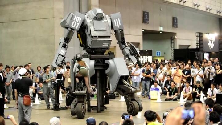 Así es Kuratas, el robot japonés