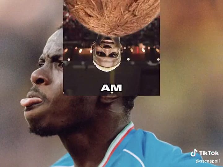 El video sobre Osimhen que lo compara con un coco