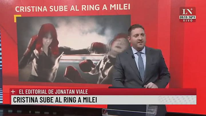Cristina sube al ring a Milei. El editorial de Jonatan Viale.