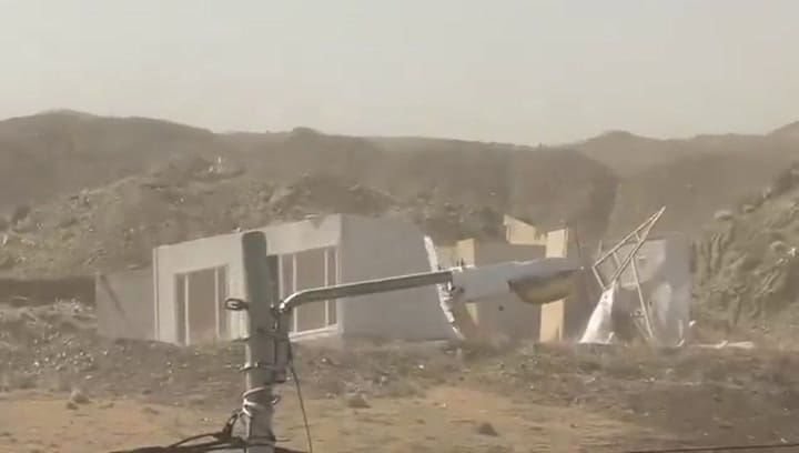 Voladura de techos en Comodoro Rivadavia