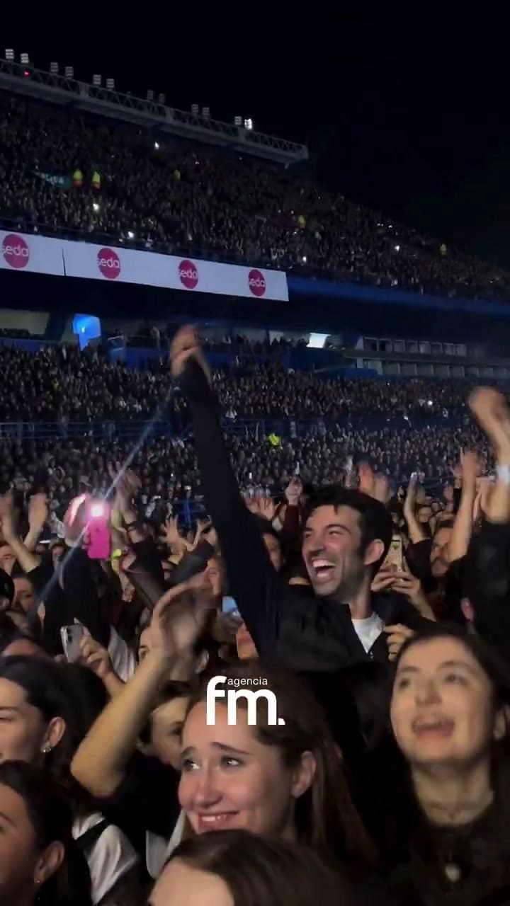 Pedro Rosemblat estuvo presente en el recital de Lali