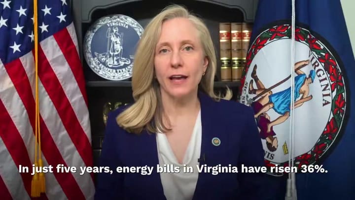 Spanberger assinou legislação para reduzir custos de energia na Virgínia
