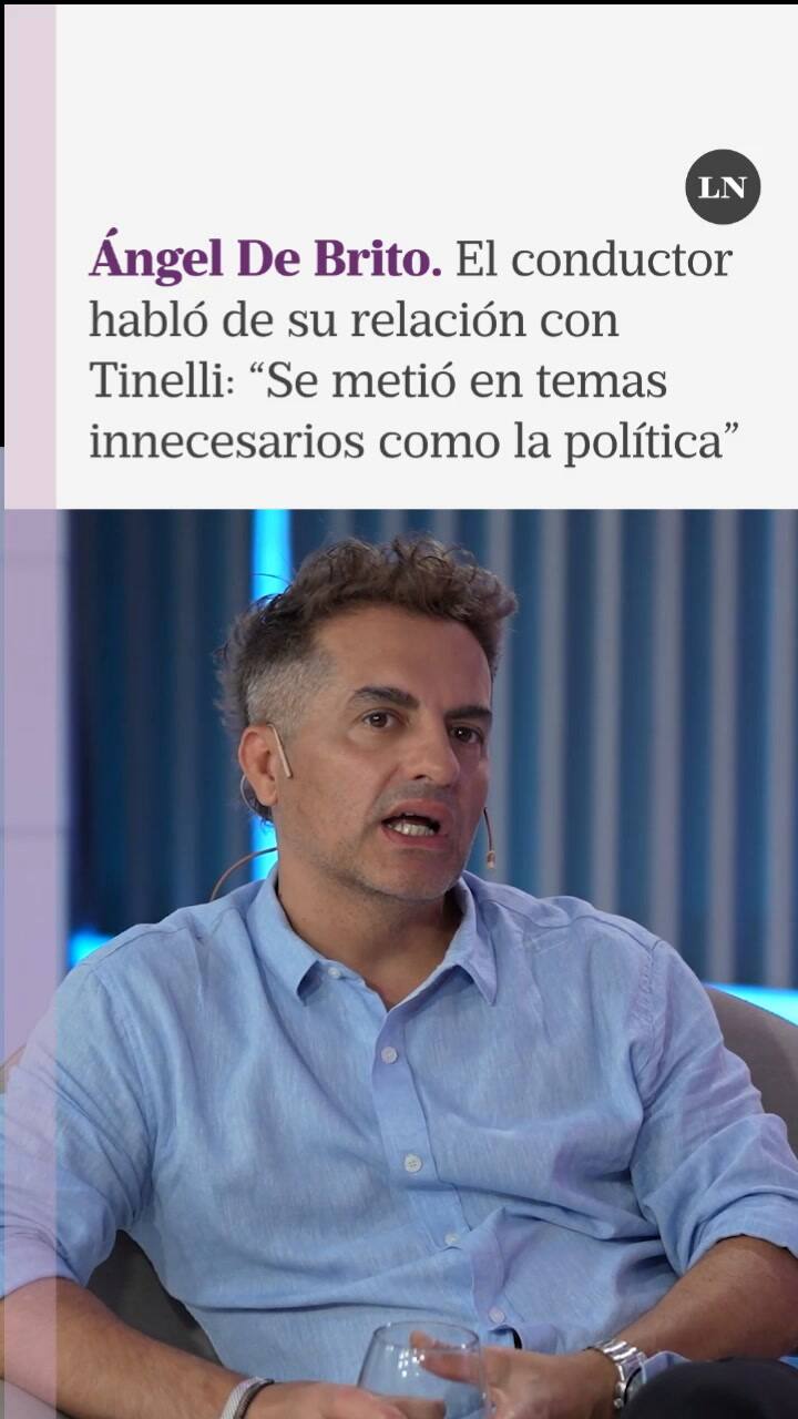 Ángel De Brito habló de su relación con Tinelli